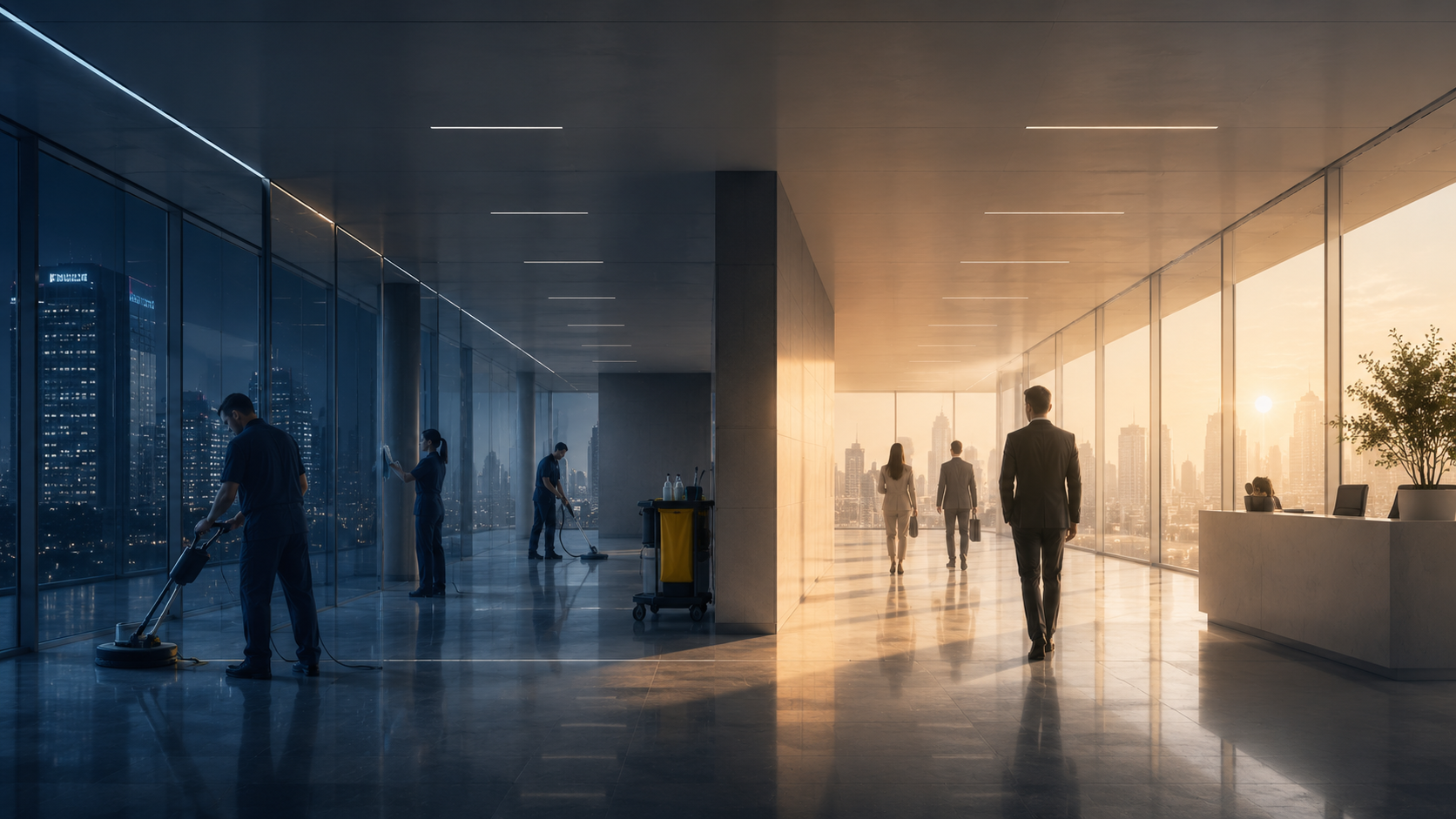 Verified facility — lobby cleaned and inspected